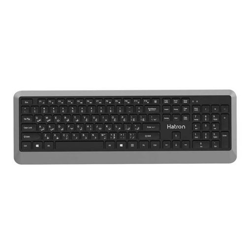 کیبورد سیم دار هترون مدل KEYBOARD HATRON HK-248 به همراه حروف فارسی