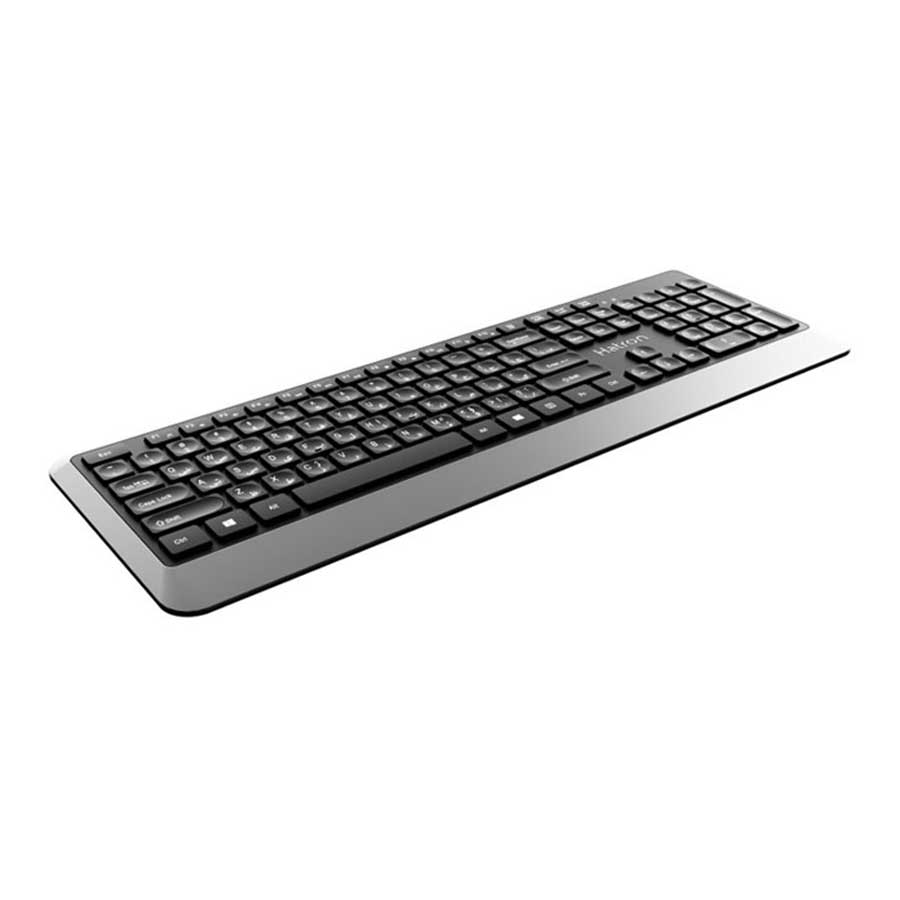 کیبورد سیم دار هترون مدل KEYBOARD HATRON HK-248 به همراه حروف فارسی