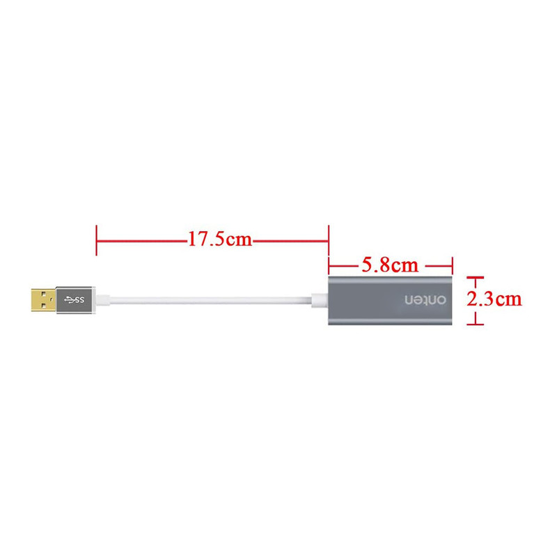 خرید بهترین تبدیل USB3.0 به LAN اونتن مدل ONTEN OTN-5225 1000MPS