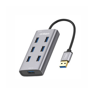 خرید،قیمت و مشخصات هاب 7پورت USB3.0 اونتن ONTEN OTN-8108 - قائم آی تی