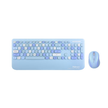 کیبورد و ماوس بدون سیم هترون مدل KEYBOARD MOUSE WIRELESS HATRON HKCW-350