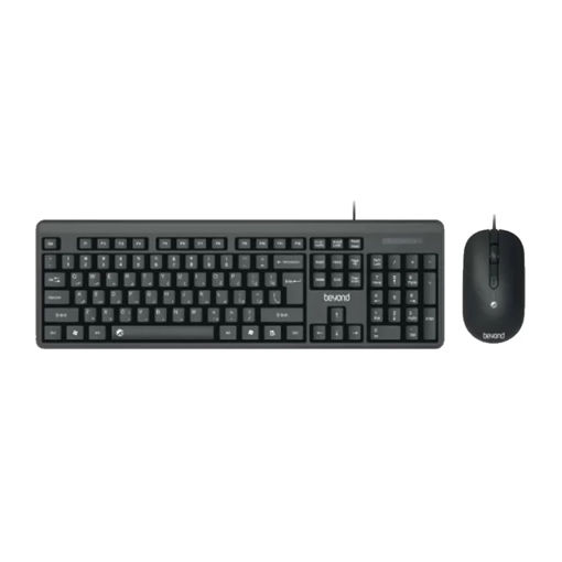 کیبورد و ماوس سیم دار بیاند مدل KEYBOARD MOUSE BEYOND BMK-3456