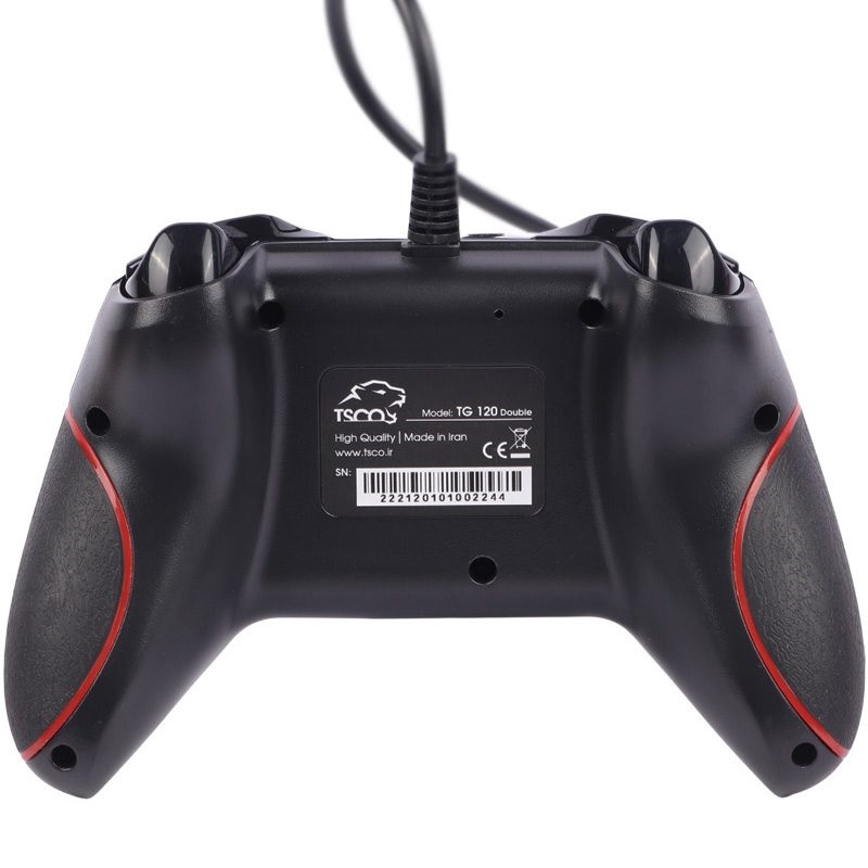 دسته بازی دو تایی تسکو مدل GAME PAD TSCO TG-120 X2