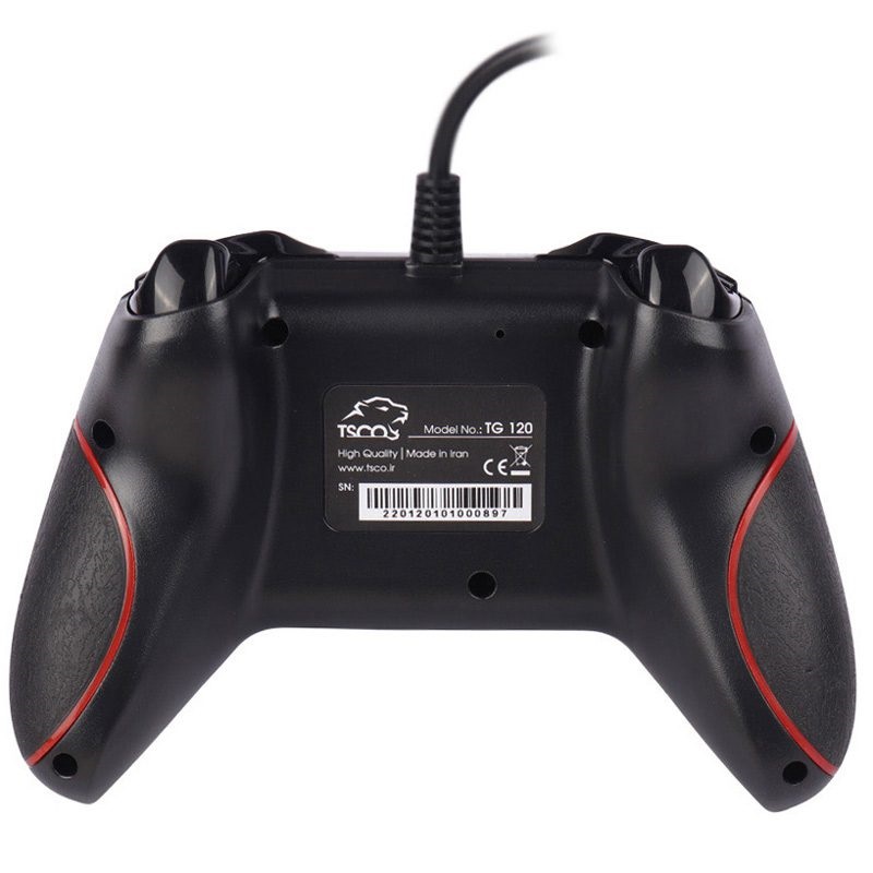 دسته بازی سیم دار تسکو مدل GAME PAD TSCO TG-120 در قائم آی تی