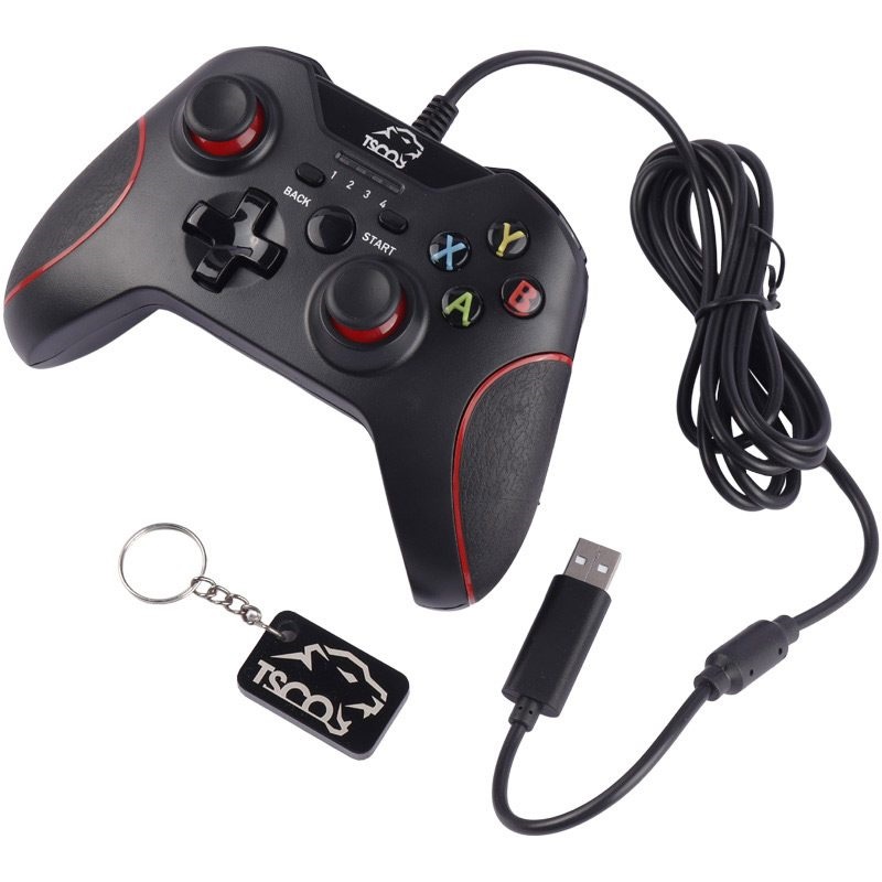 دسته بازی سیم دار تسکو مدل GAME PAD TSCO TG-120 در قائم آی تی