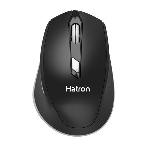 ماوس بدون سیم بی صدا هترون مدل MOUSE WIRELESS SILENT HATRON HMW-122