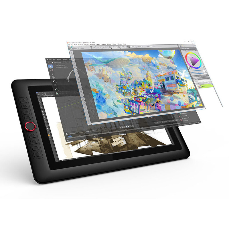 قلم طراحی نوری ایکس پی پن مدل XP PEN ARTIST 15.6 PRO OPTICAL DRAWING TABLET