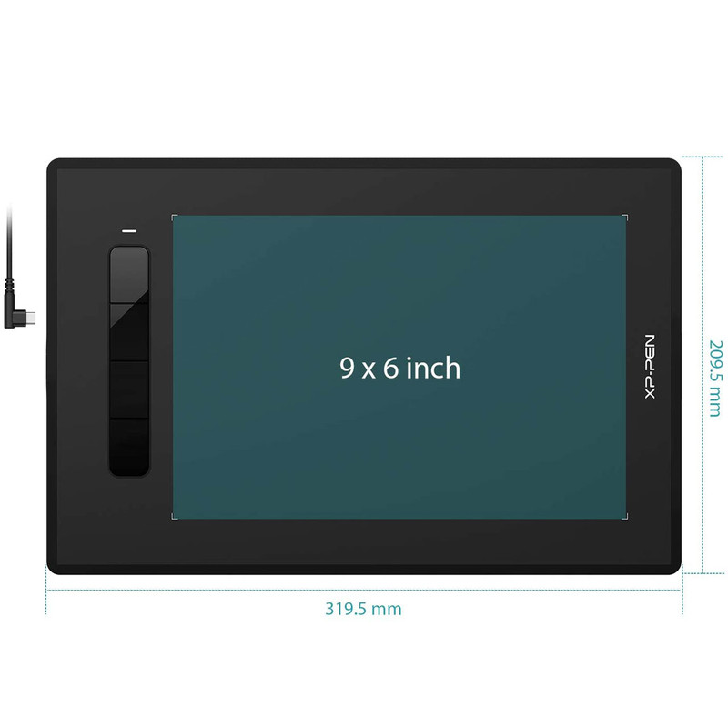 قلم نوری طراحی ایکس پی-پن مدل XP PEN STAR G-960S OPTICAL DRAWING TABLET