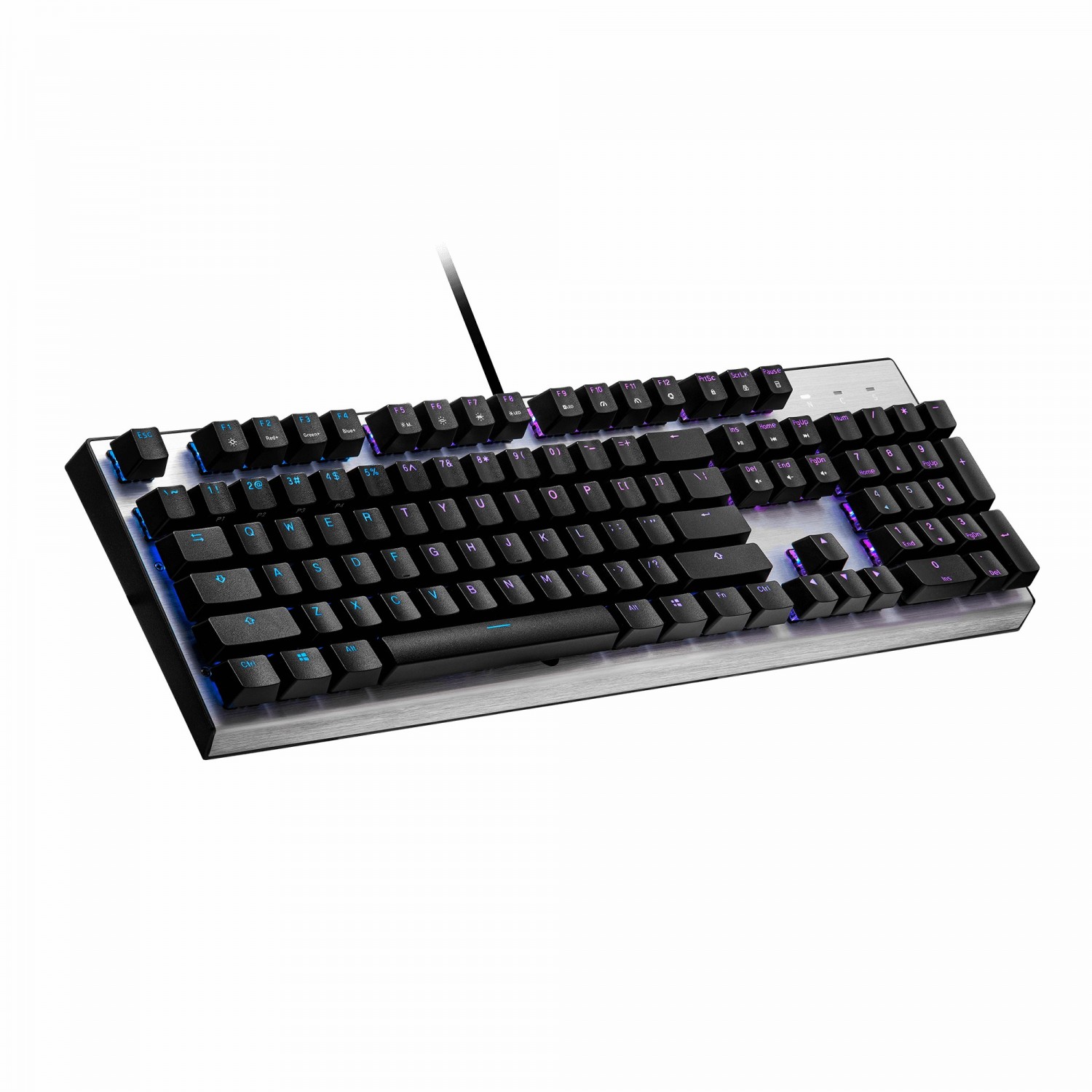 کیبورد مکانیکال سیم دار کولر مستر مدل KEYBOARD GAMING COOLER MASTER CK-351