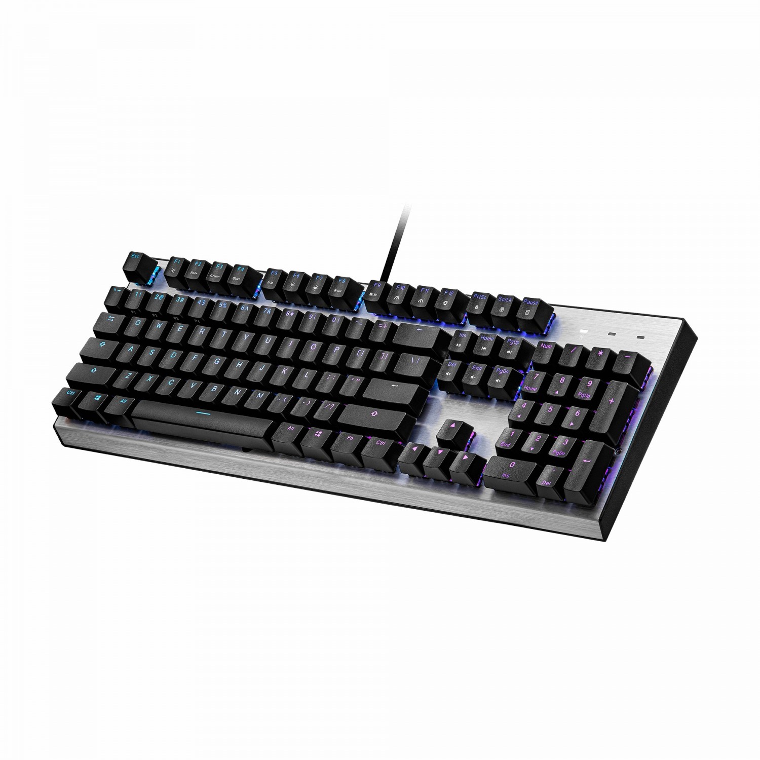 کیبورد مکانیکال سیم دار کولر مستر مدل KEYBOARD GAMING COOLER MASTER CK-351