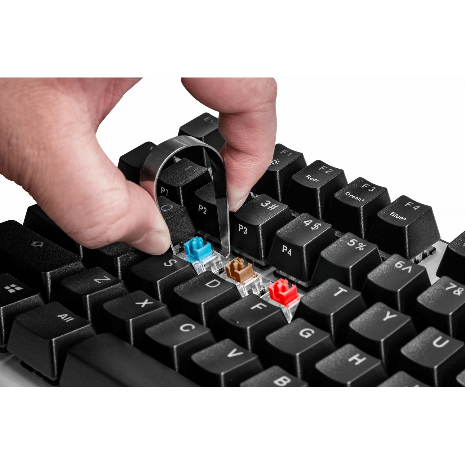 کیبورد مکانیکال سیم دار کولر مستر مدل KEYBOARD GAMING COOLER MASTER CK-351