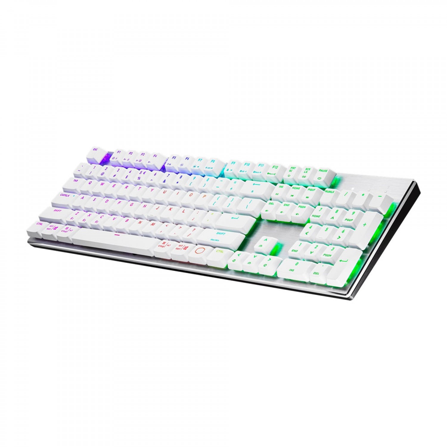 کیبورد بدون سیم گیمینگ کولر مستر مدل KEYBOARD GAMING COOLER MASTER SK-653 WHITE