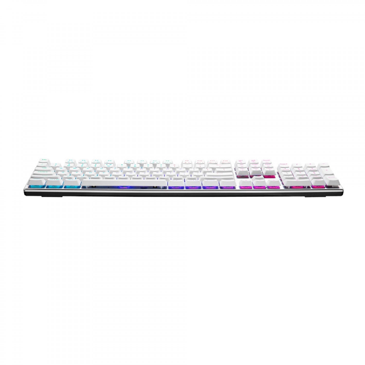 کیبورد بدون سیم گیمینگ کولر مستر مدل KEYBOARD GAMING COOLER MASTER SK-653 WHITE