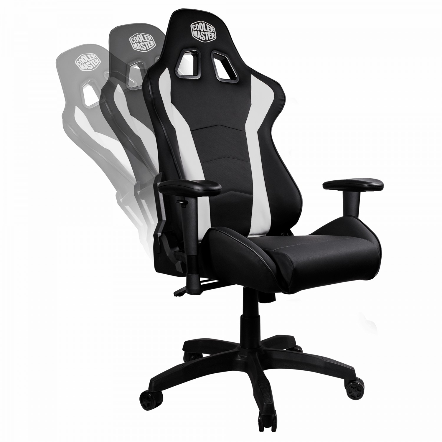 صندلی گیمینگ کولر مستر مدل GAMING CHAIR COOLER MASTER CALIBER R1 WHITE