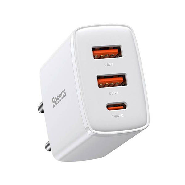 شارژر دیواری بیسوس مدل WALL CHARGER BASEUS CCXJ-E02 30W توان 20 وات