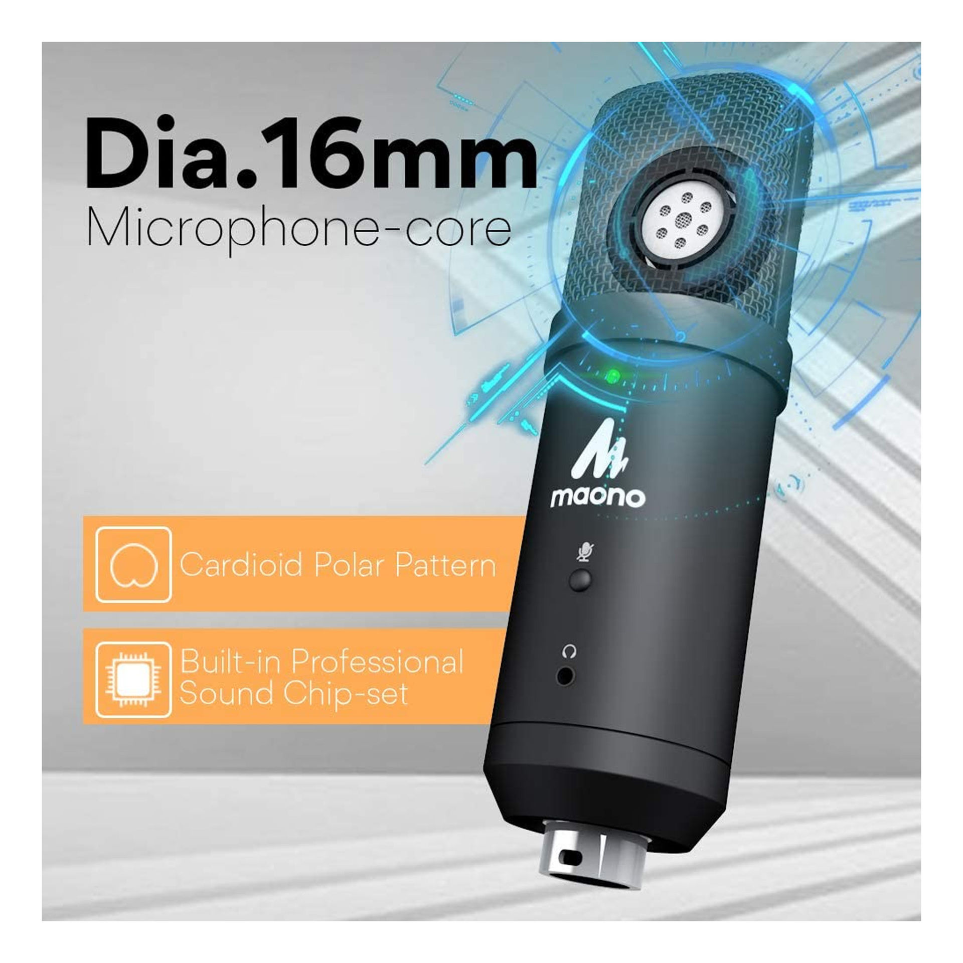 میکروفون استودیویی ماونو مدل MICROPHONE MAONO AU-PM401