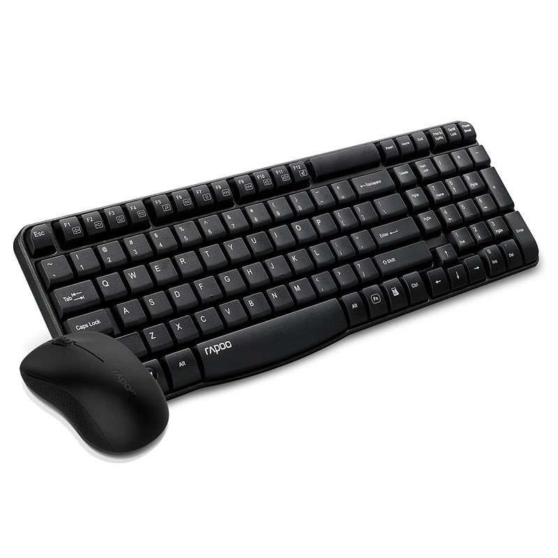 کیبورد و ماوس بی سیم رپو مدل با حروف فارسی KEYBOARD MOUSE RAPOO X-1810