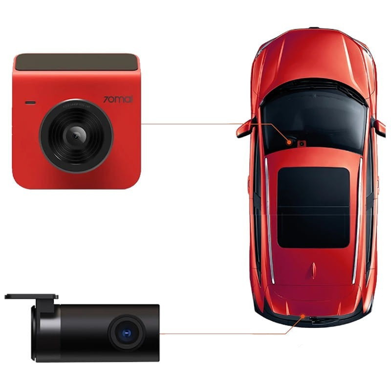 دوربین فیلمبرداری خودرو شیائومی به همراه ست دوربین عقب 70MAi DASH CAM XIAOMI A400+RC09 REAR CAMERA