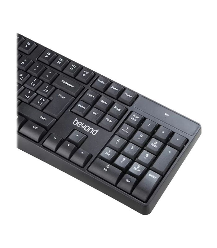 کیبورد و ماوس بدون سیم بیاند مدل KEYBOARD MOUSE BEYOND BMK-2232RF