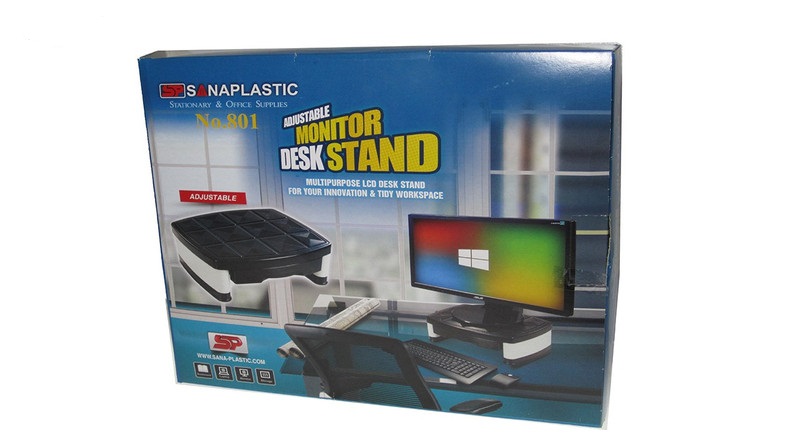 پایه زیر مانیتور قابل تنظیم سنا پلاستیک مدل STAND MONITOR 801