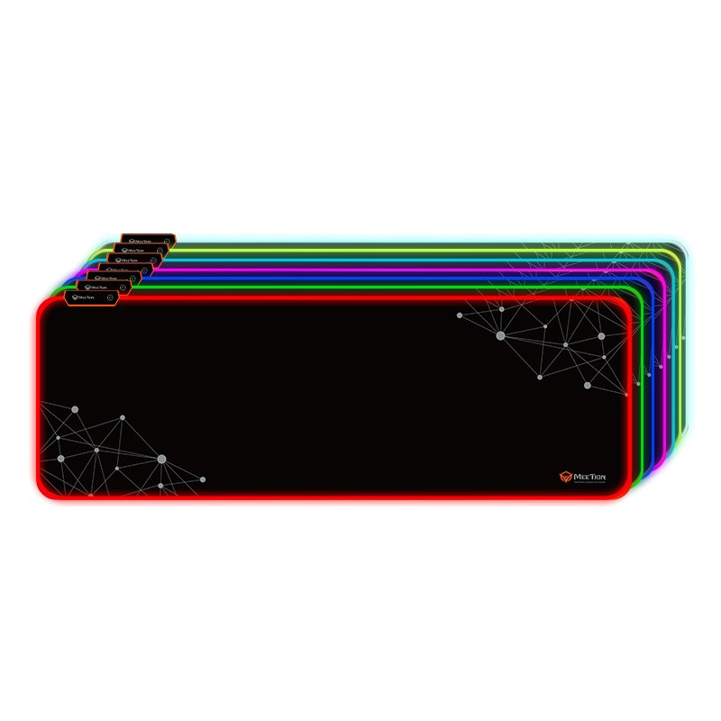 پد ماوس مخصوص بازی میشن مدل MOUSE PAD GAMING MEETION PD-121 به همراه نور RGB