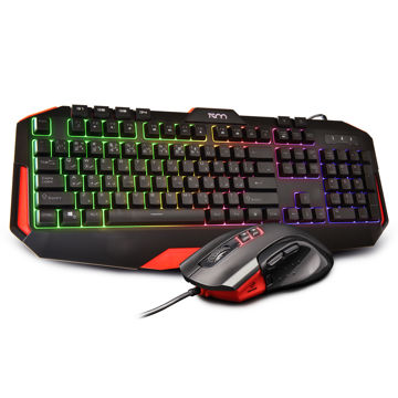 کیبورد و ماوس مخصوص بازی تسکو مدل KEYBOARD MOUSE GAMING TSCO GKM-8205