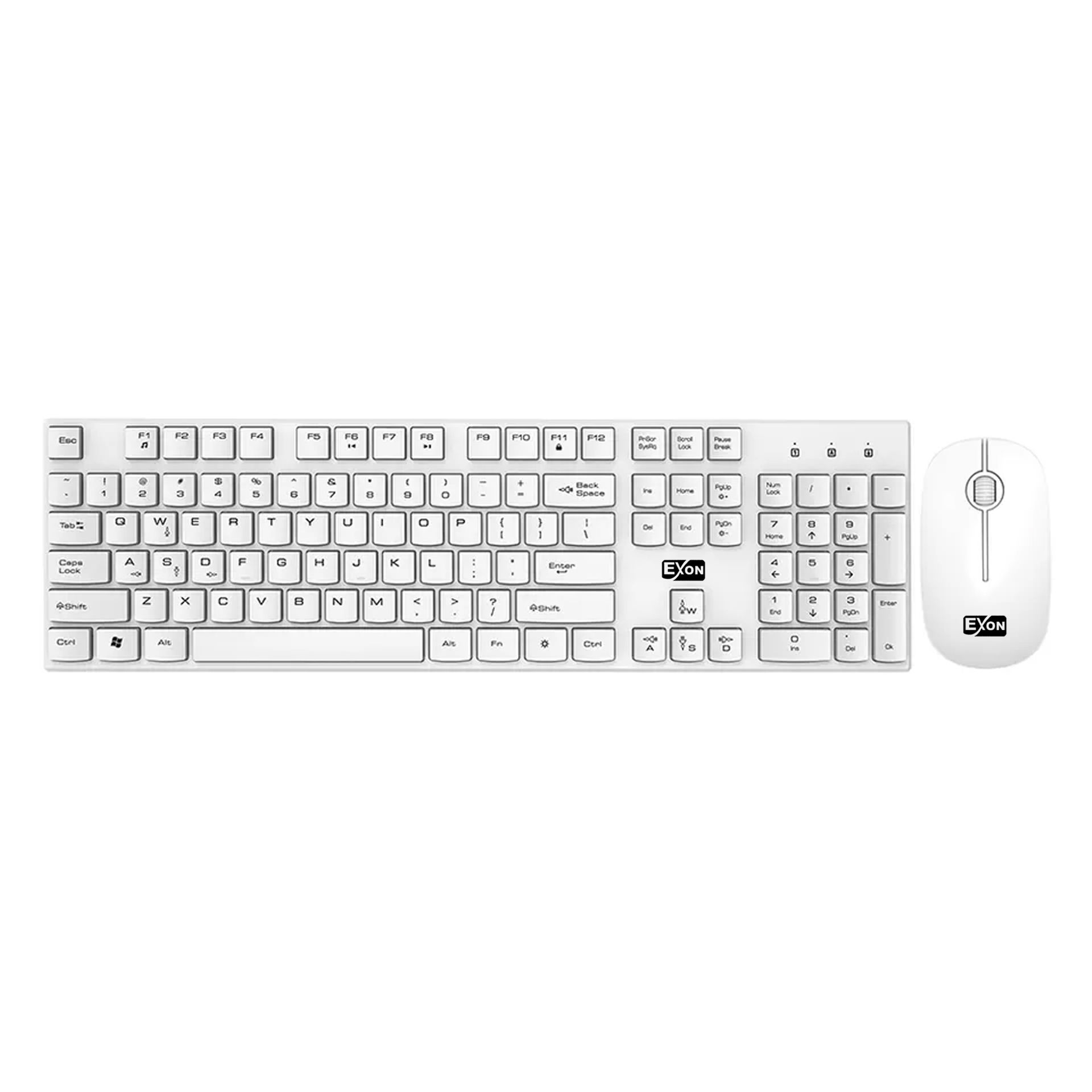 کیبورد و ماوس بدون سیم اکسون مدل KEYBOARD MOUSE EXON GK-600