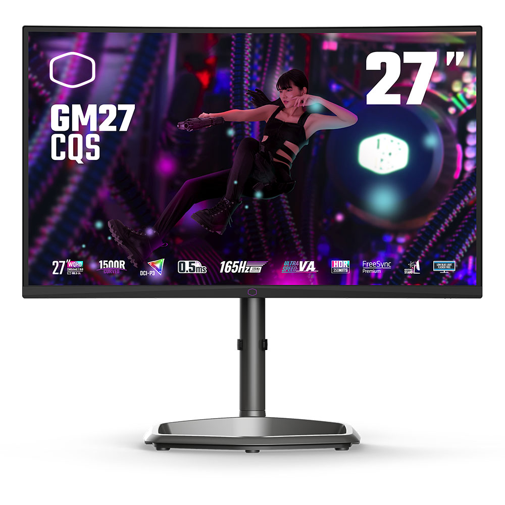 مانیتور مخصوص بازی کولر مستر مدل MONITOR GAMING COOLER MASTER GM-27CQS