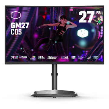 مانیتور مخصوص بازی کولر مستر مدل MONITOR GAMING COOLER MASTER GM-27CQS