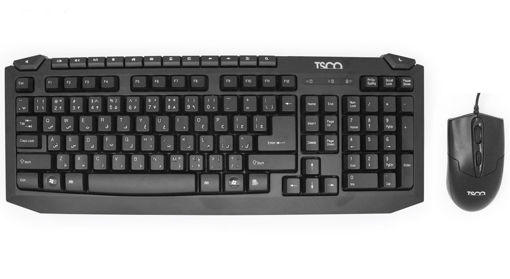 کیبورد و ماوس سیمدار تسکو مدل KEYBOARD MOUSE TSCO TKM 8053