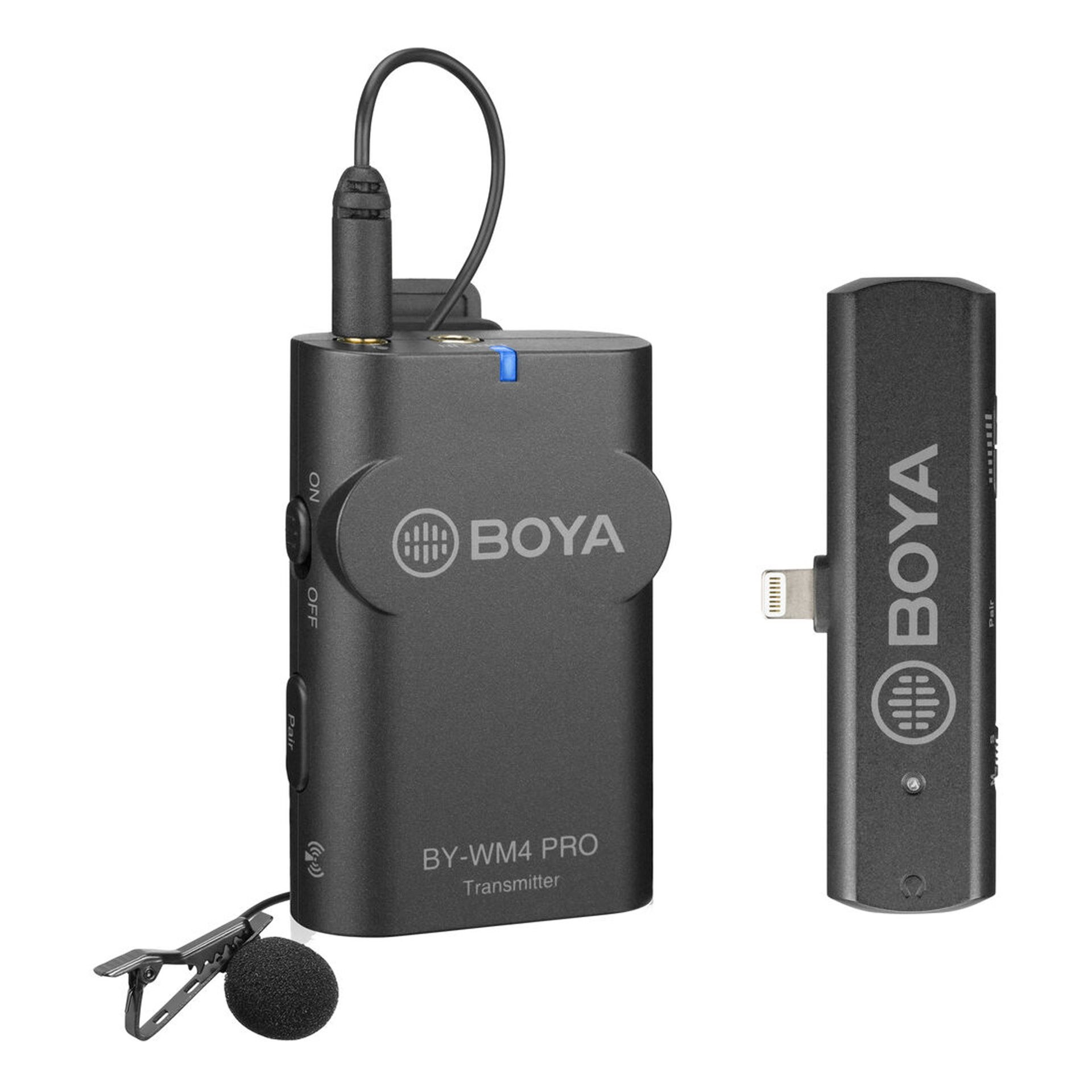 میکروفون یقه ای بدون سیم بویا مدل MICROPHONE WIRELESS BOYA BY-WM4 PRO-K3