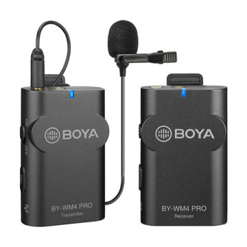 میکروفون یقه ای بدون سیم بویا مدل MICROPHONE WIRELESS BOYA WM4 PRO K-1