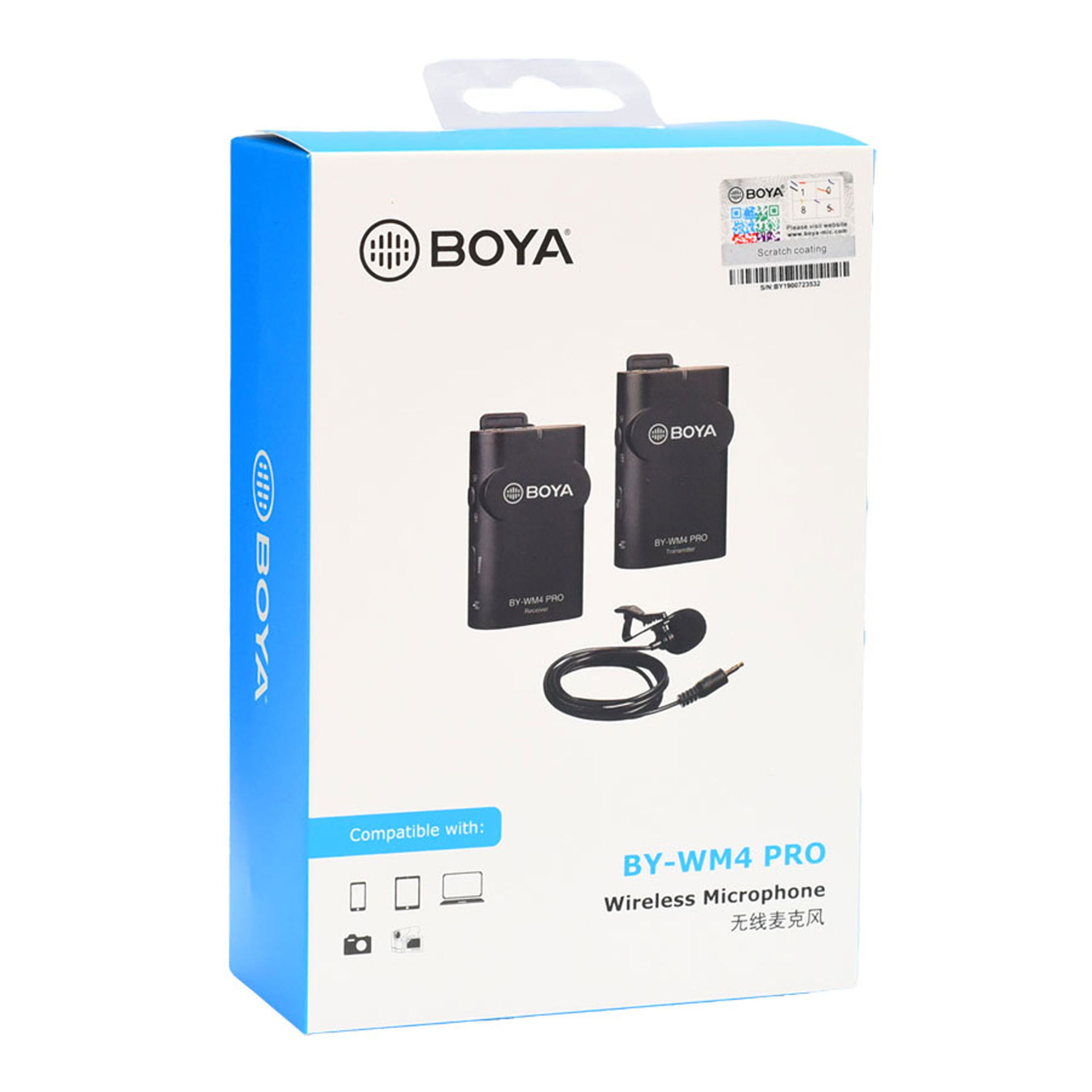 میکروفون یقه ای بدون سیم بویا مدل MICROPHONE WIRELESS BOYA WM4 PRO K-1