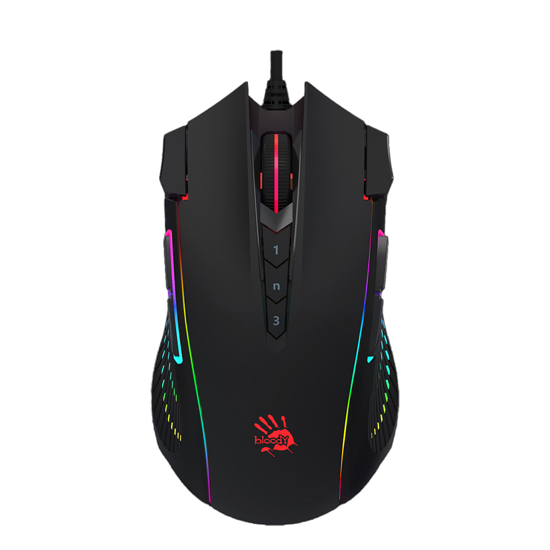 ماوس مخصوص بازی سیم دار ایفورتک مدل MOUSE GAMING BLOODY J-9S