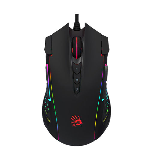 ماوس مخصوص بازی سیم دار ایفورتک مدل MOUSE GAMING BLOODY J-90S