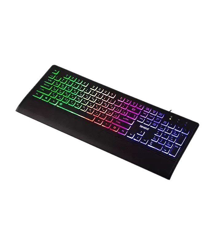 کیبورد سیم دار گیمینگ بیاند مدل KEYBOARD GAMING BEYOND BK-7210 RGB