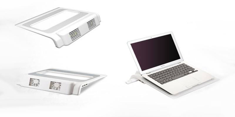 پایه خنک کننده 2 فن لپ تاپ چوییکس مدل COOLPAD CHOIIX C-HL01-WS