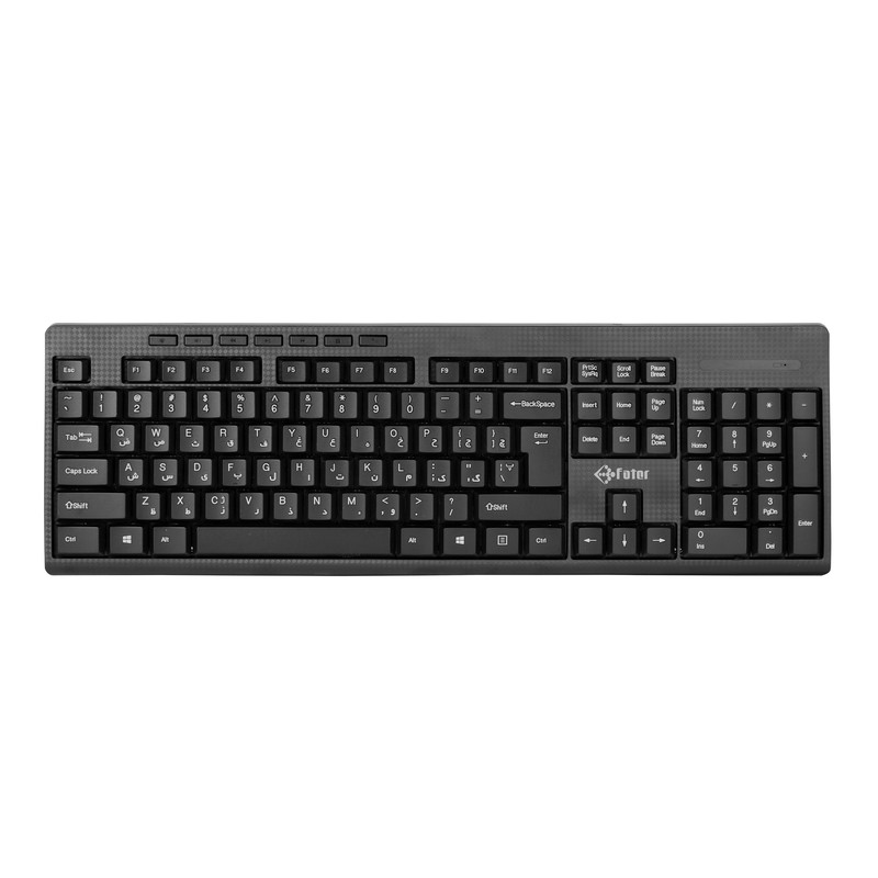 کیبورد و ماوس بدون سیم فاطر مدل KEYBOARD MOUSE WIRLLES FATER CWN-4000B