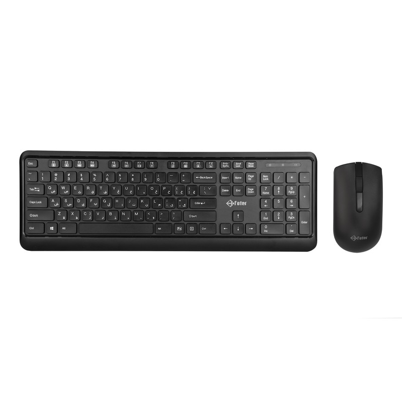 کیبورد و ماوس بدون سیم فاطر مدل KEYBOARD MOUSE WIRLLES FATER CWN-5000B