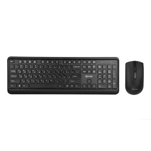کیبورد و ماوس بدون سیم فاطر مدل KEYBOARD MOUSE WIRELESS FATER CWN-5000B