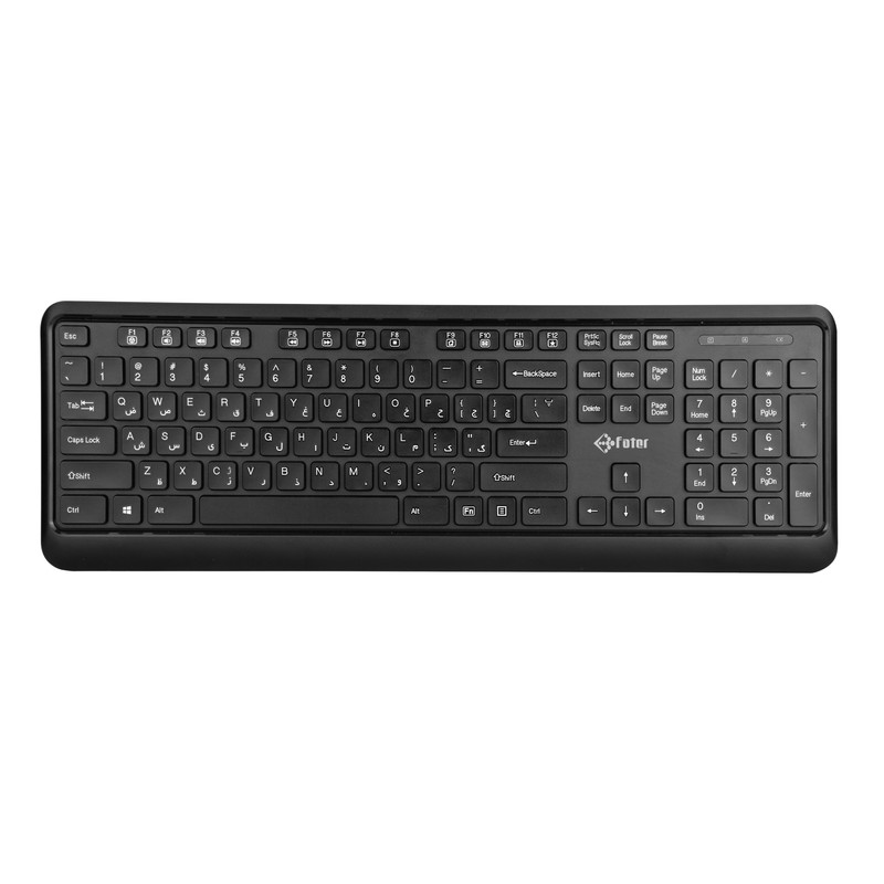 کیبورد و ماوس بدون سیم فاطر مدل KEYBOARD MOUSE WIRLLES FATER CWN-5000B
