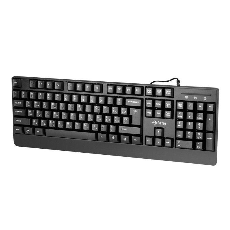 کیبورد و ماوس سیم دار فاطر مدل KEYBOARD MOUSE FATER CCN-4000B