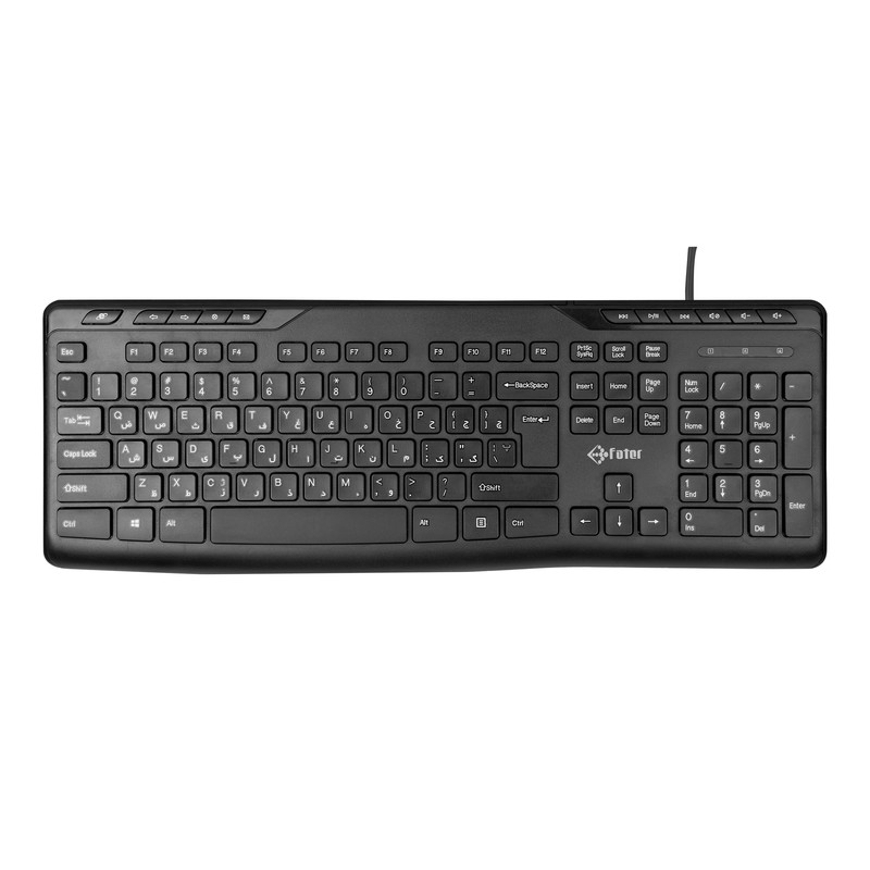 کیبورد سیم دار فاطر مدل KEYBOARD FATER KCN-6000B