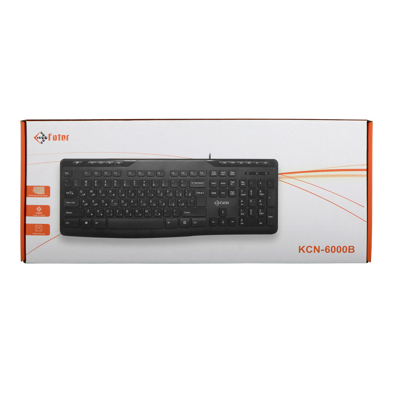 کیبورد سیم دار فاطر مدل KEYBOARD FATER KCN-6000B