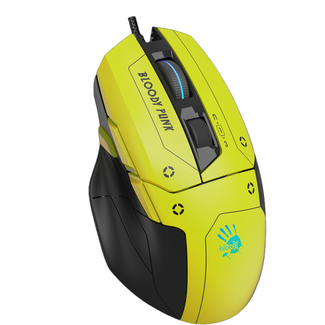 ماوس سیم دار مخصوص بازی ایفورتک مدل MOUSE GAMING BLOODY W-70 MAX