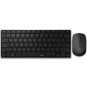 کیبورد و ماوس بدون سیم رپو مدل KEYBOARD MOUSE RAPOO 9000M