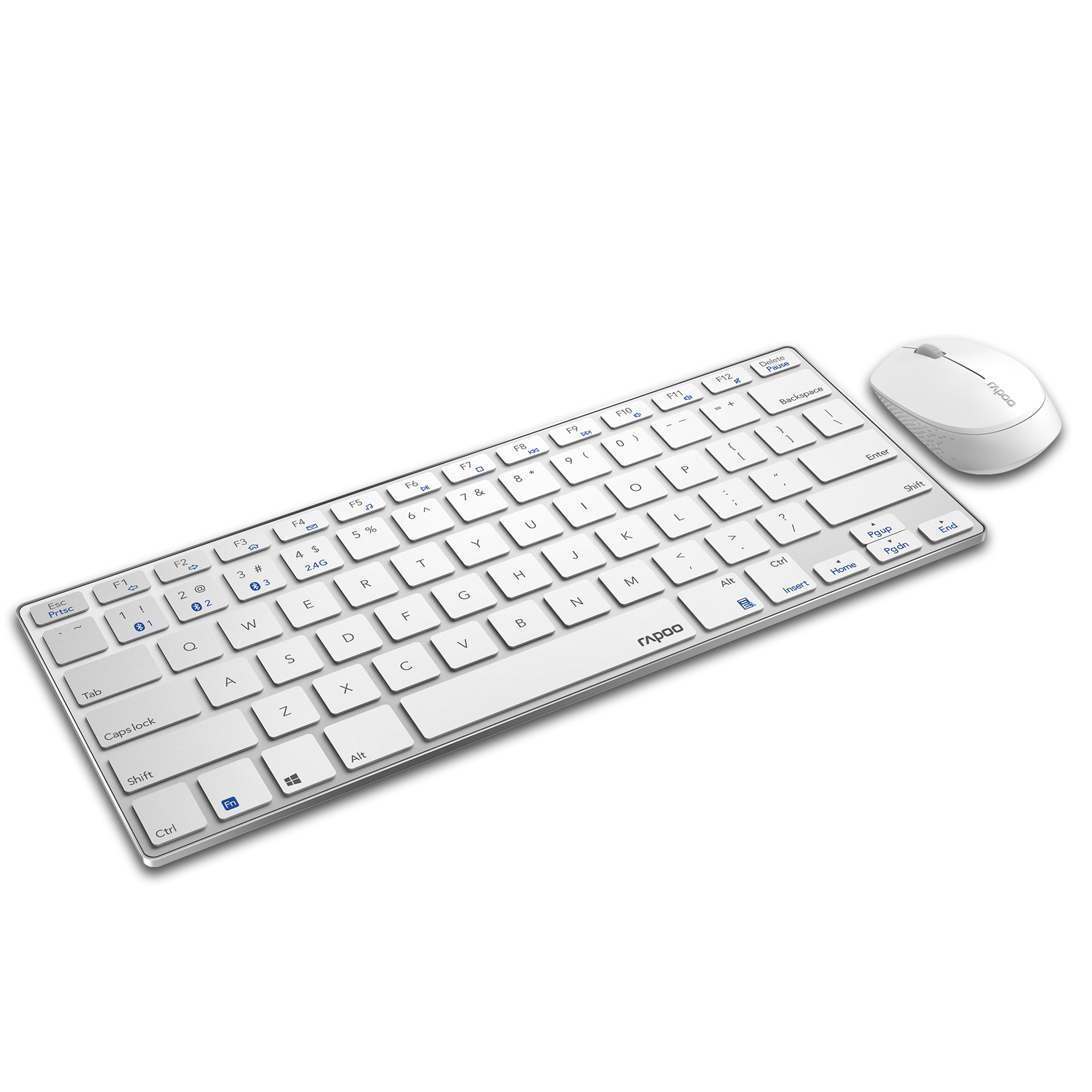 کیبورد و ماوس بدون سیم رپو مدل KEYBOARD MOUSE RAPOO 9000M