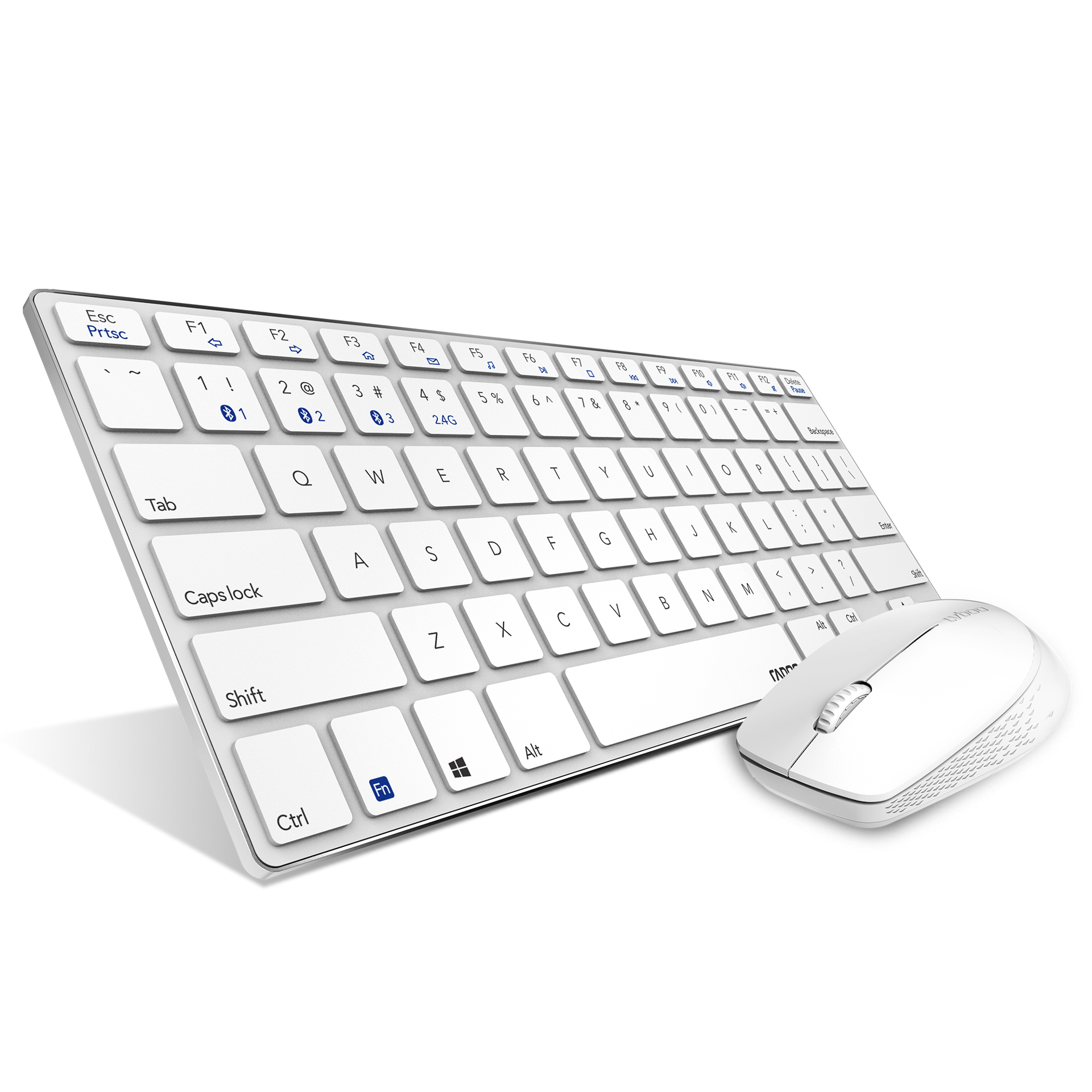 کیبورد و ماوس بدون سیم رپو مدل KEYBOARD MOUSE RAPOO 9000M