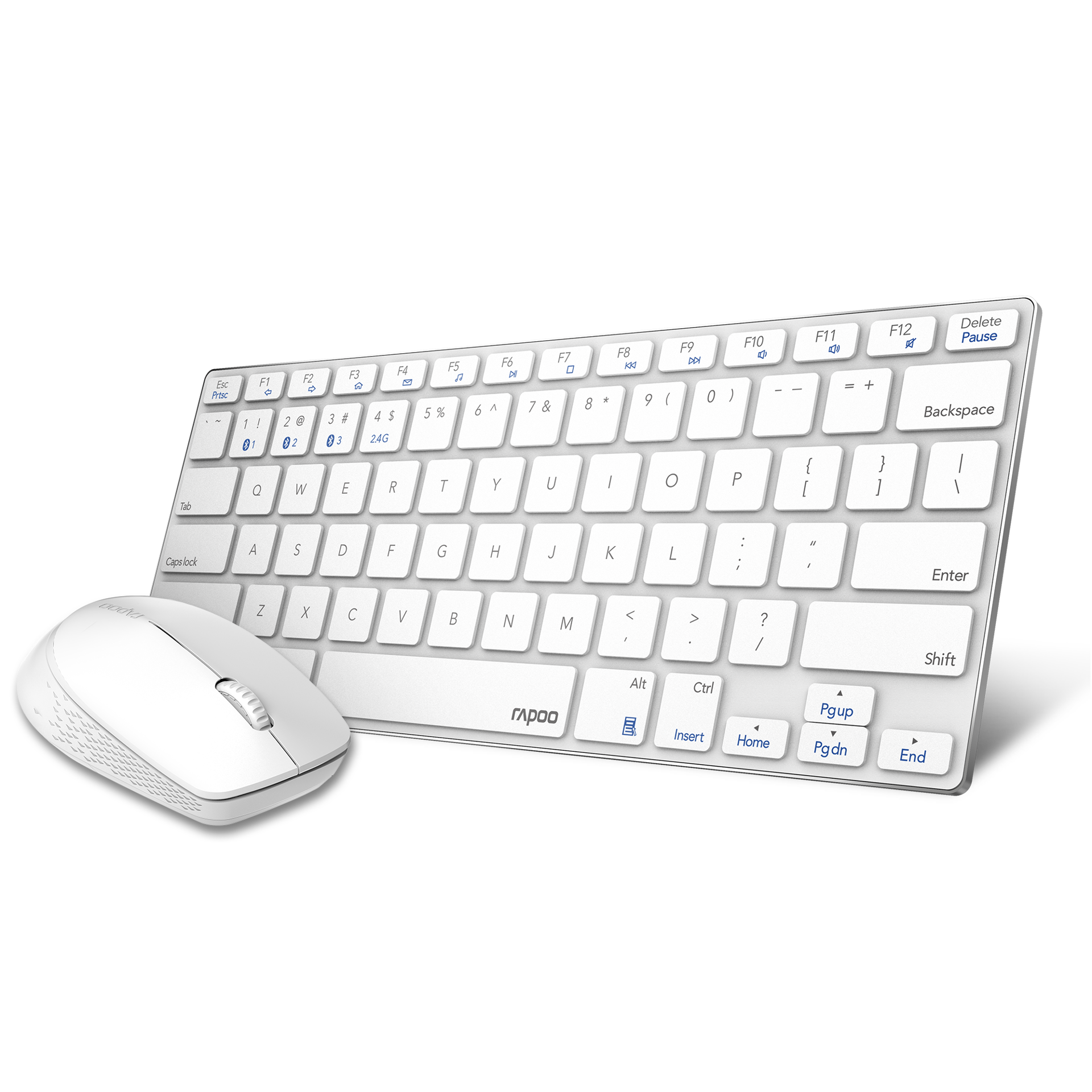 کیبورد و ماوس بدون سیم رپو مدل KEYBOARD MOUSE RAPOO 9000M