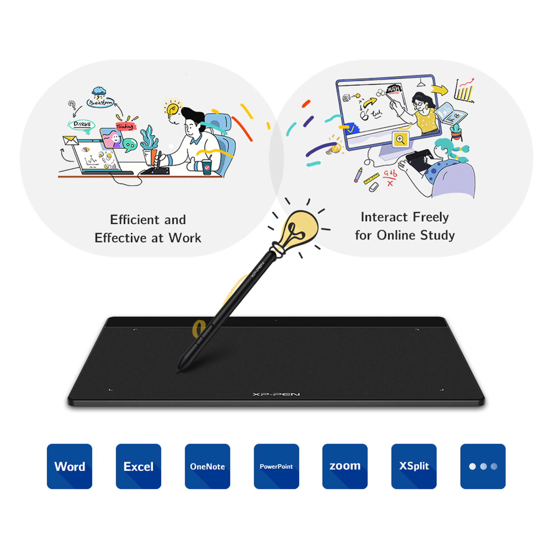 قلم طراحی نوری ایکس پی پن مدل XP PEN DECO FUN L (CT-1060) OPTICAL DRAWING TABLET